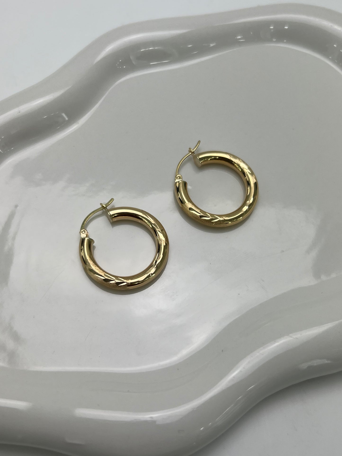 Argollas Diamond cut