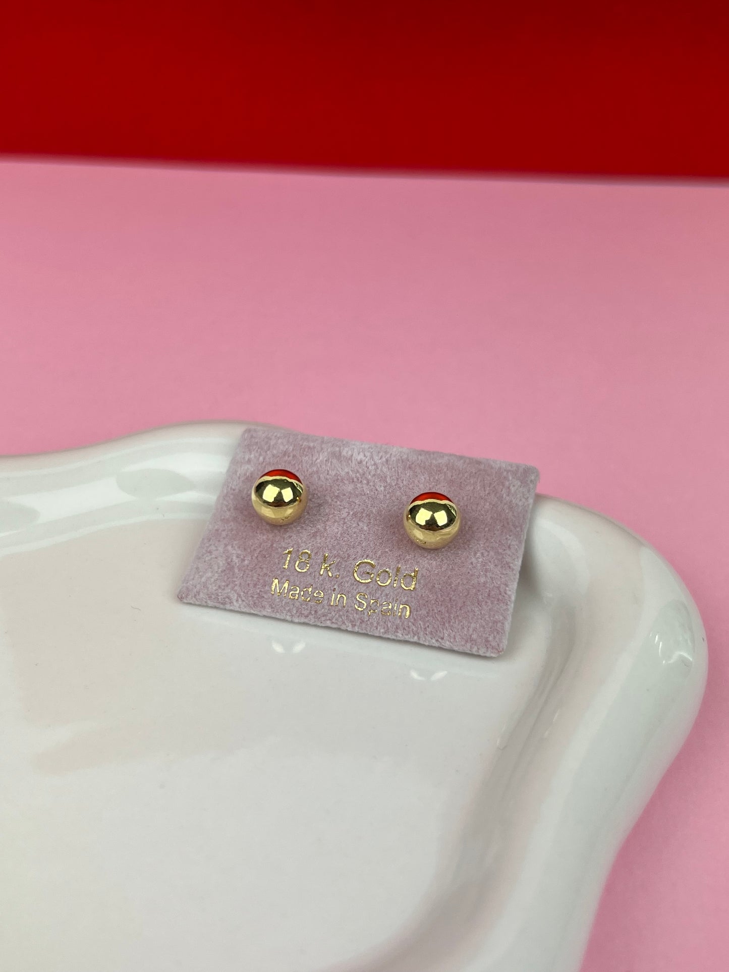 Zarcillos balines 7mm