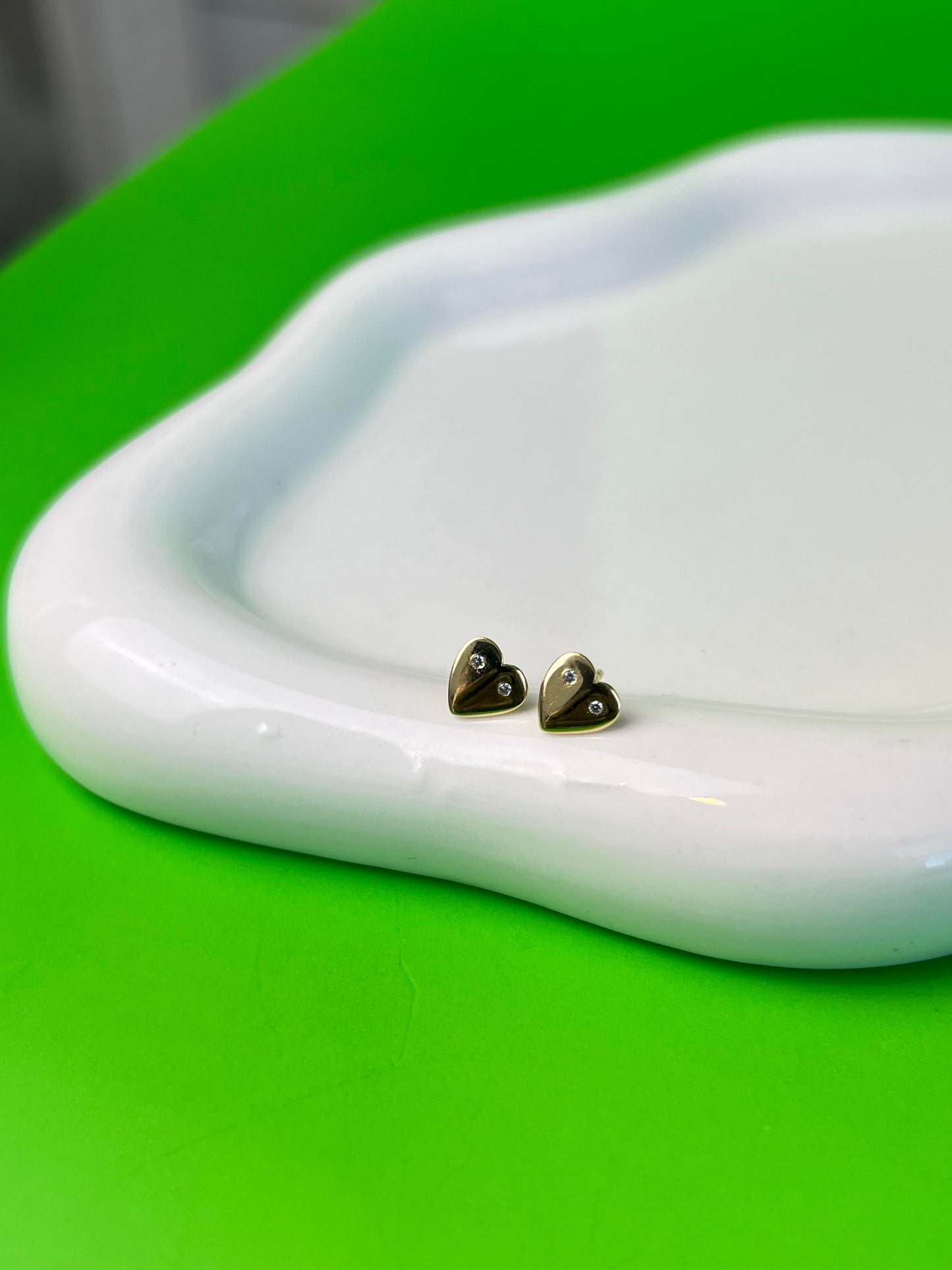 Zarcillos corazón iluminado