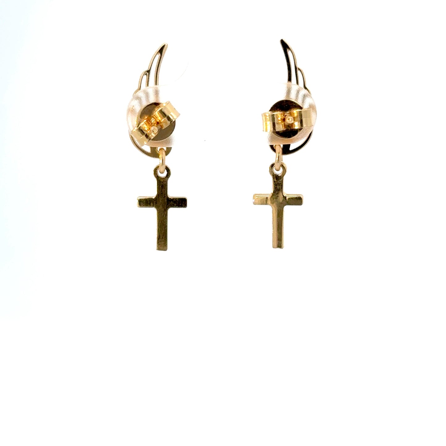 Zarcillos cruz pendant