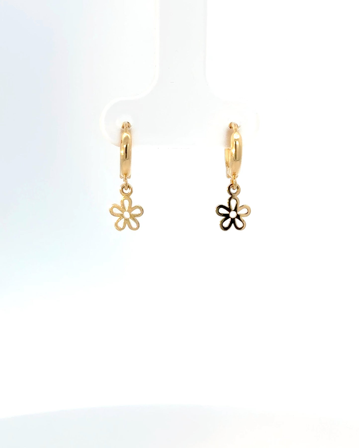 Argollas bebé flor