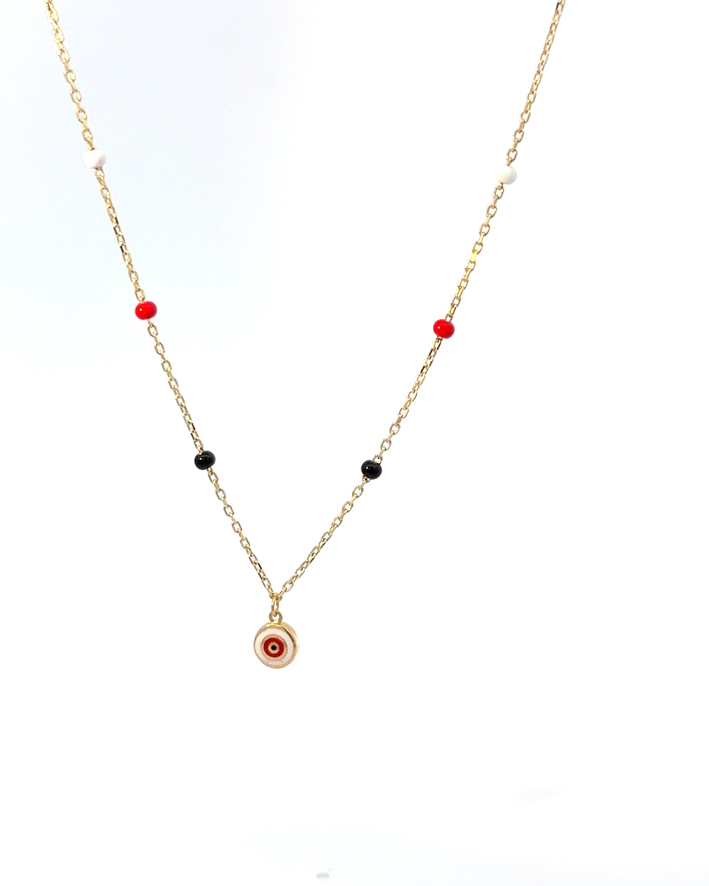 Cadena ojo turco rojo 45cm