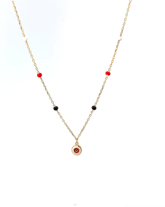 Cadena ojo turco rojo 45cm