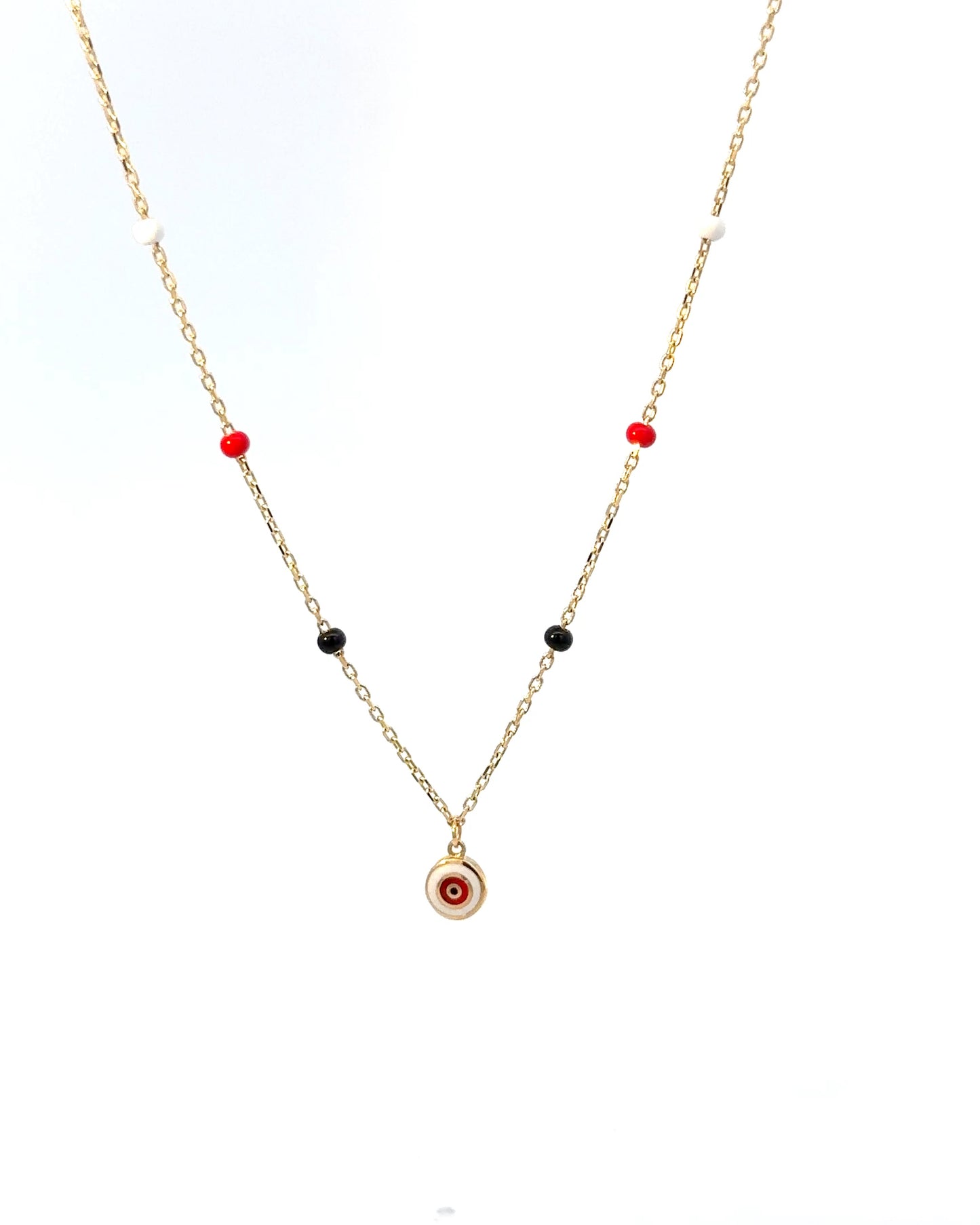 Cadena ojo turco rojo 45cm