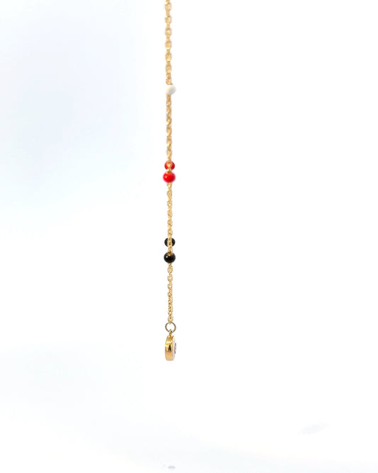 Cadena ojo turco rojo 45cm