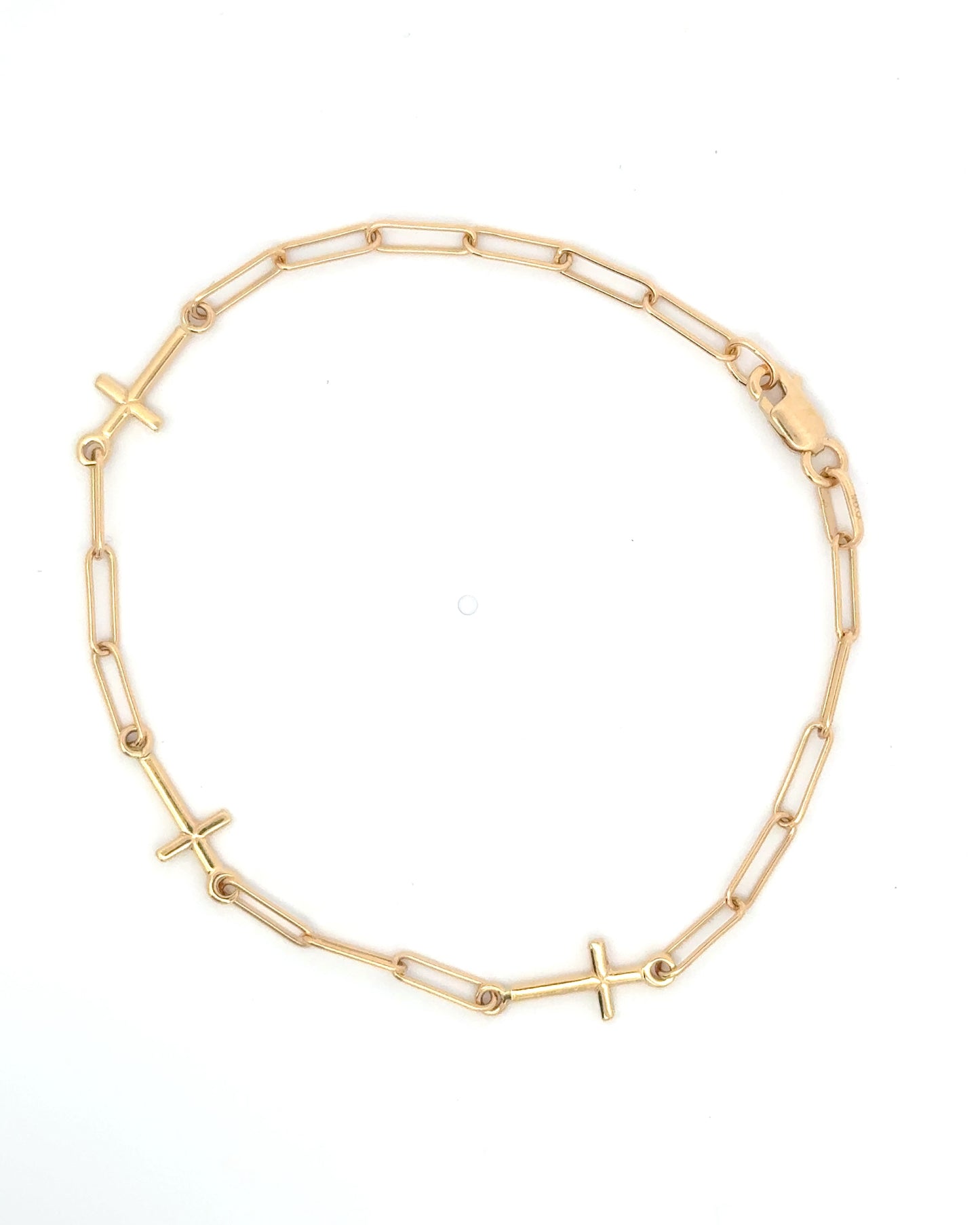 Esclava paper clip cruz