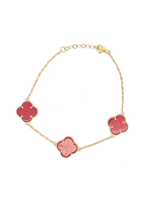 Esclava clover rojo