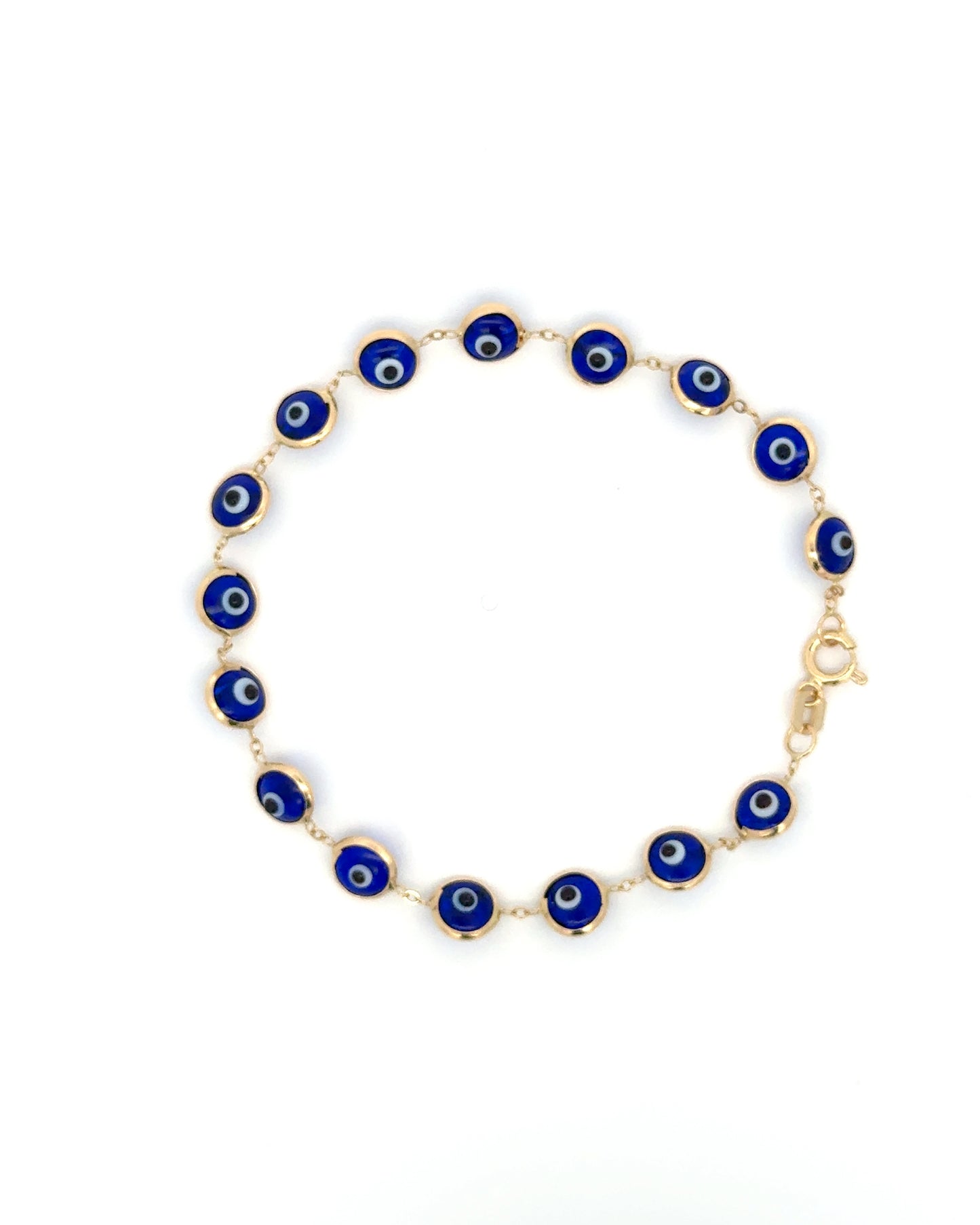 Esclava ojo turco azul marino