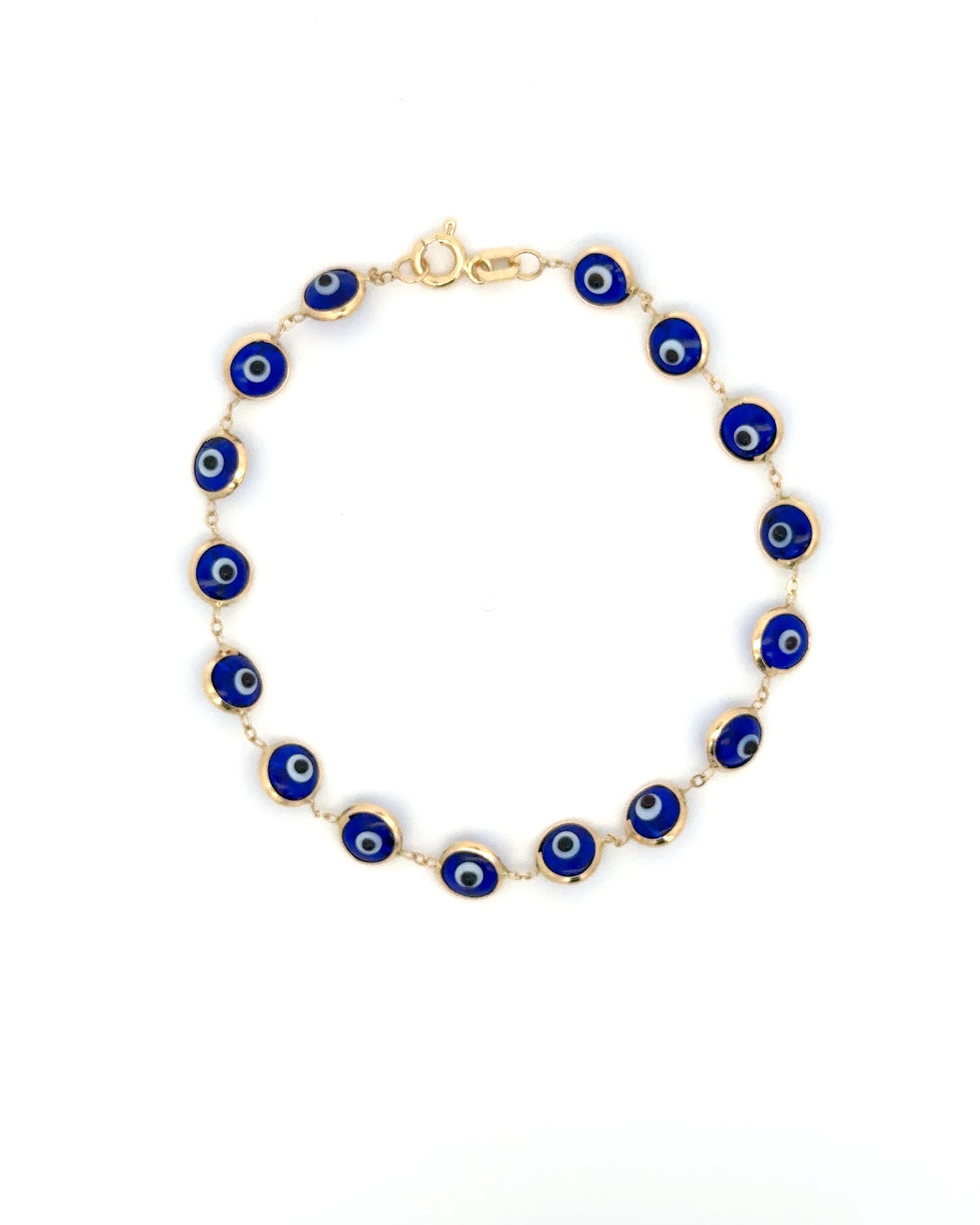 Esclava ojo turco azul marino