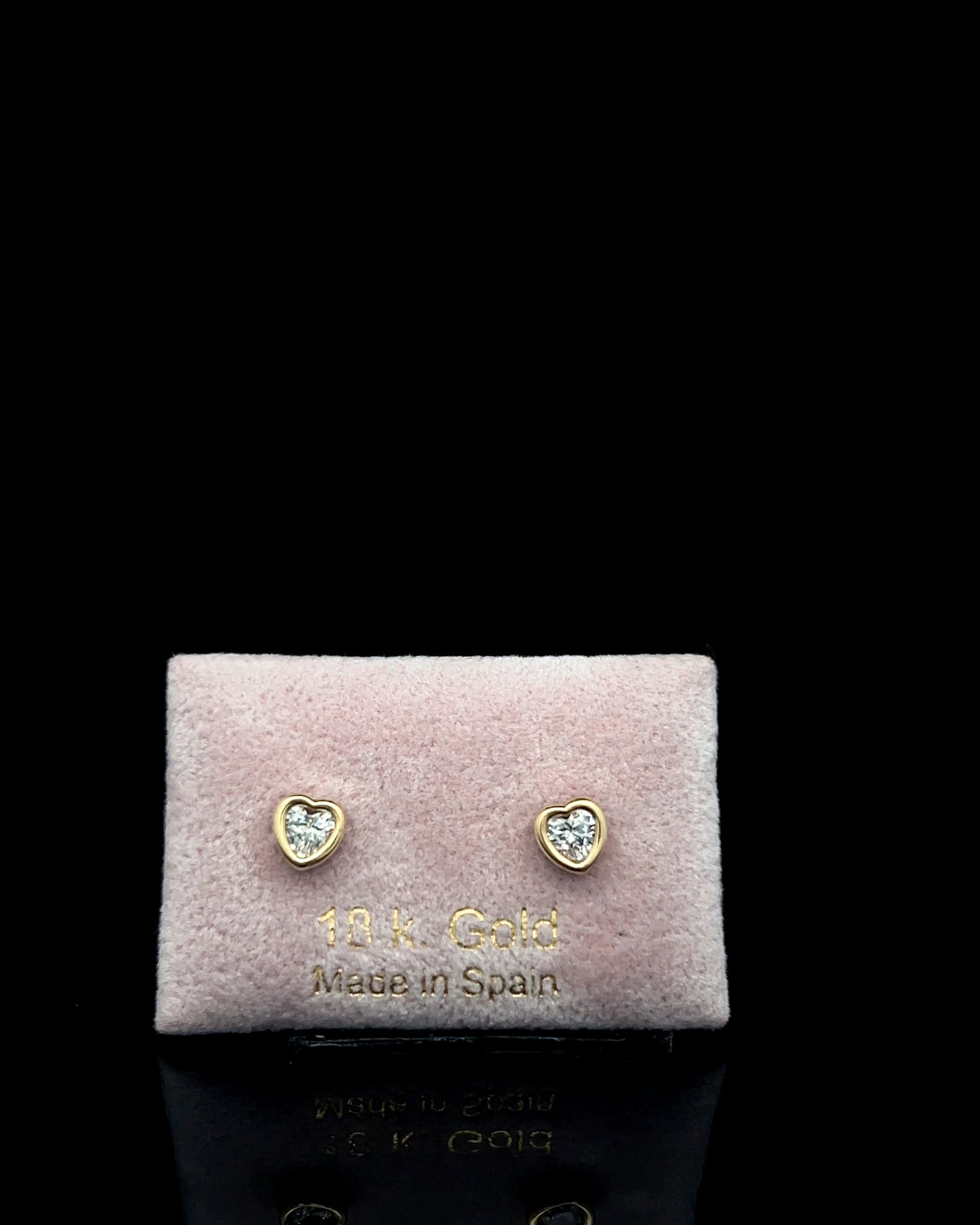 Zarcillos Corazón brillante