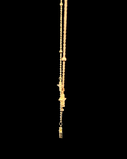 Cadena 3 cruces 45cm