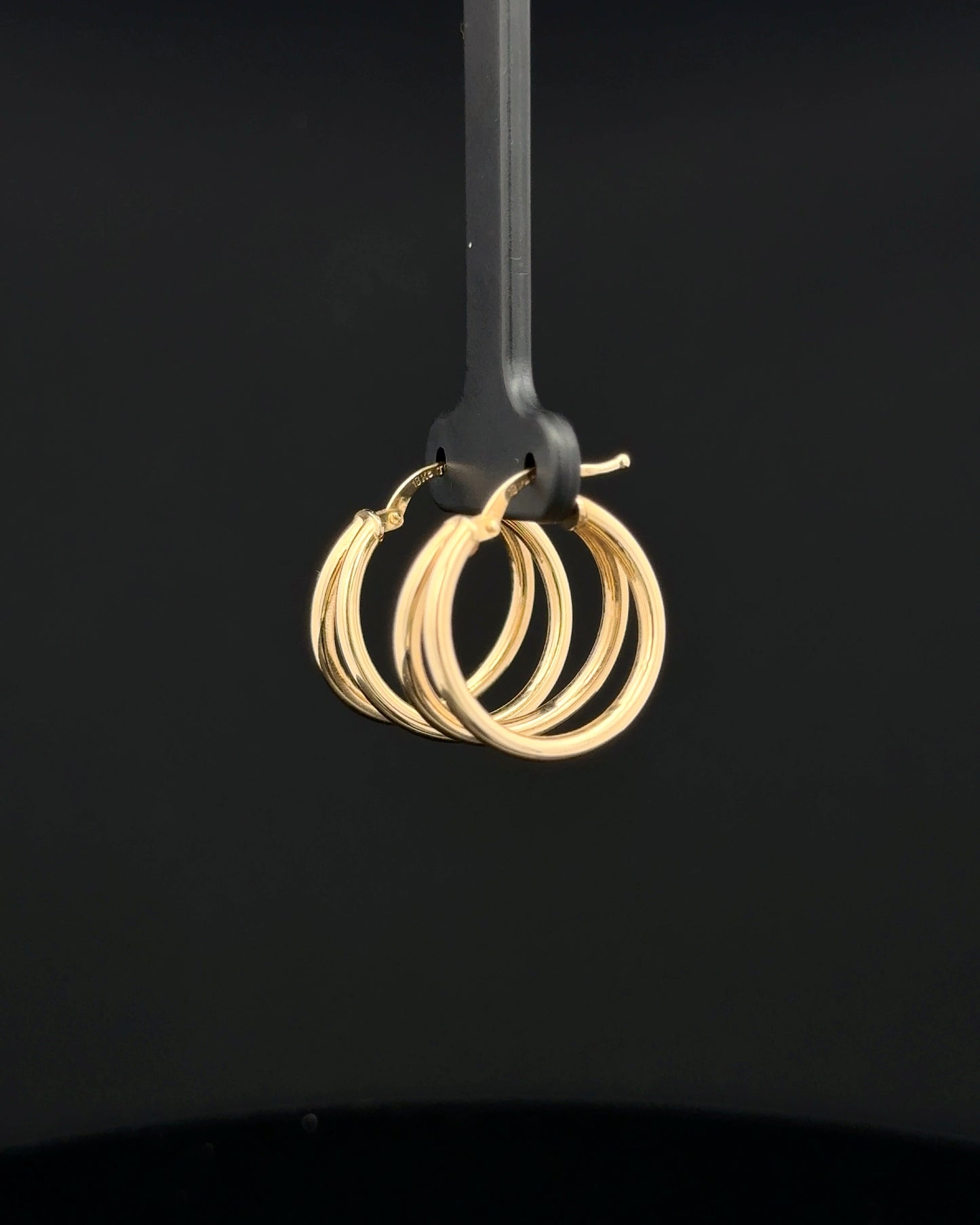 Argollas doble línea fancy