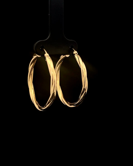 Argollas semi entorchadas