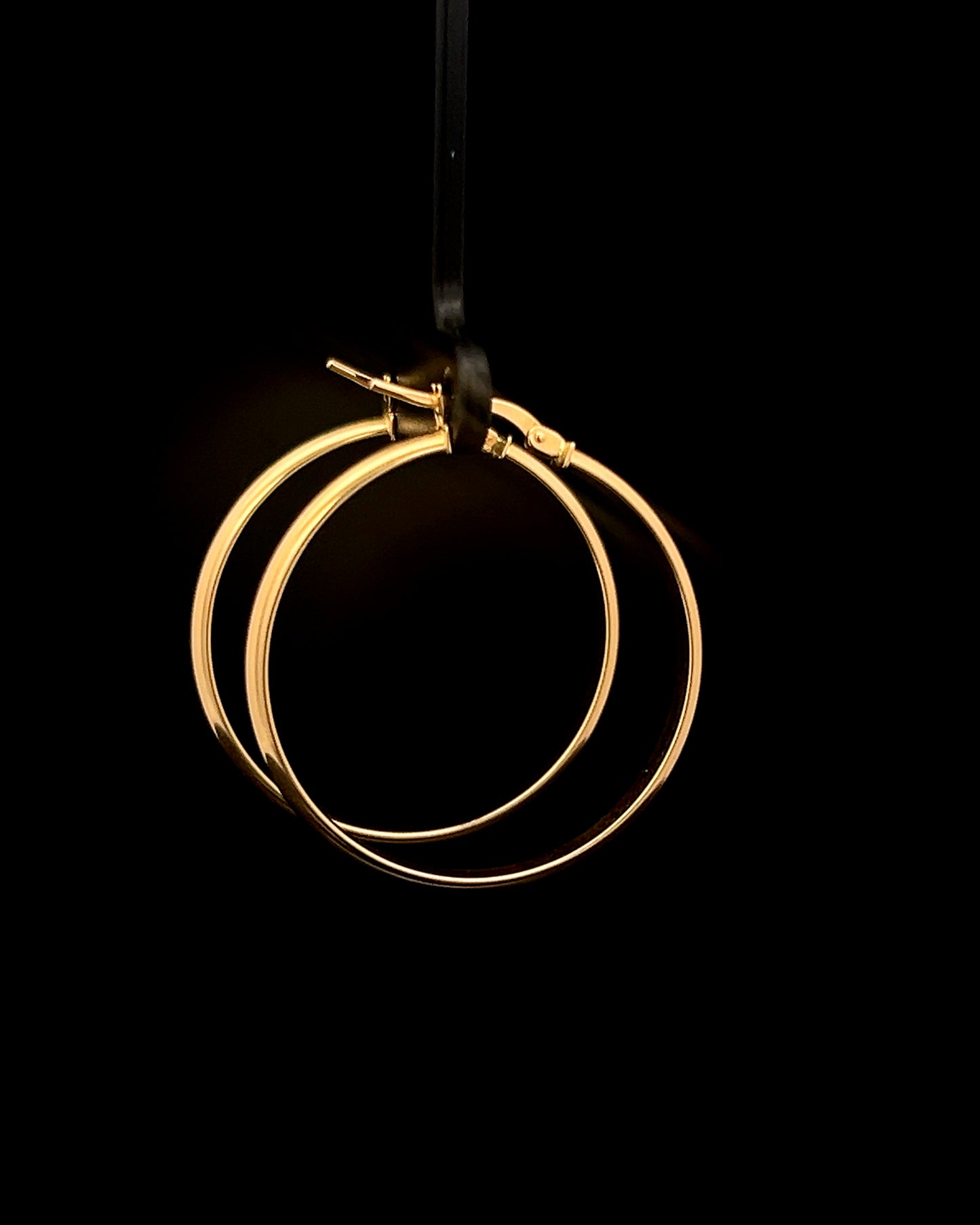 Argollas lisas cónicas