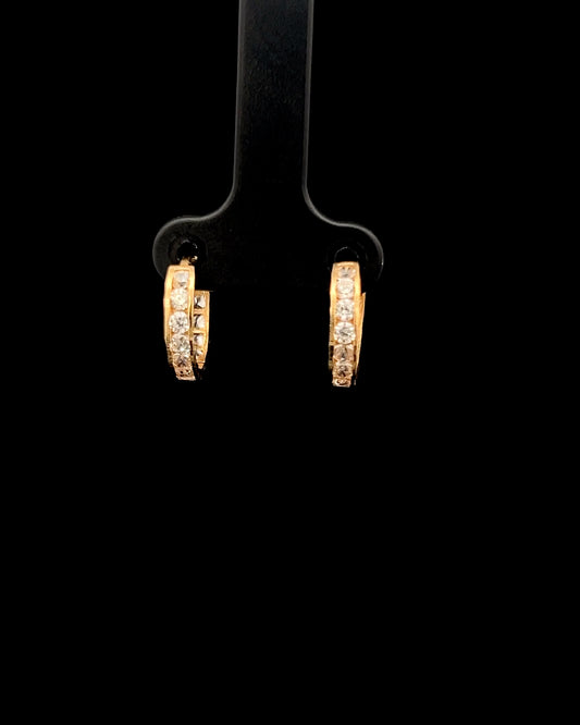 Argollas Swarovski blanco M