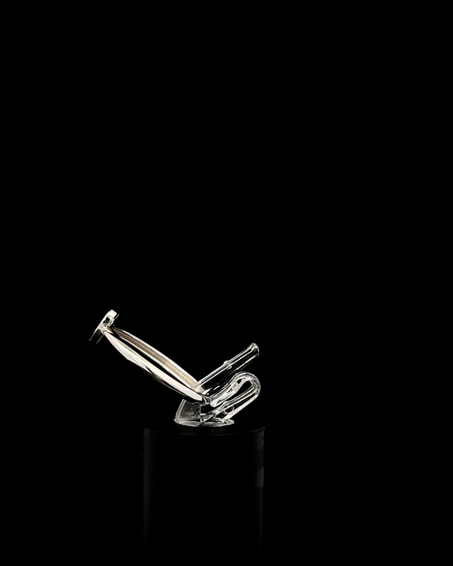 Anillo love white 6.5