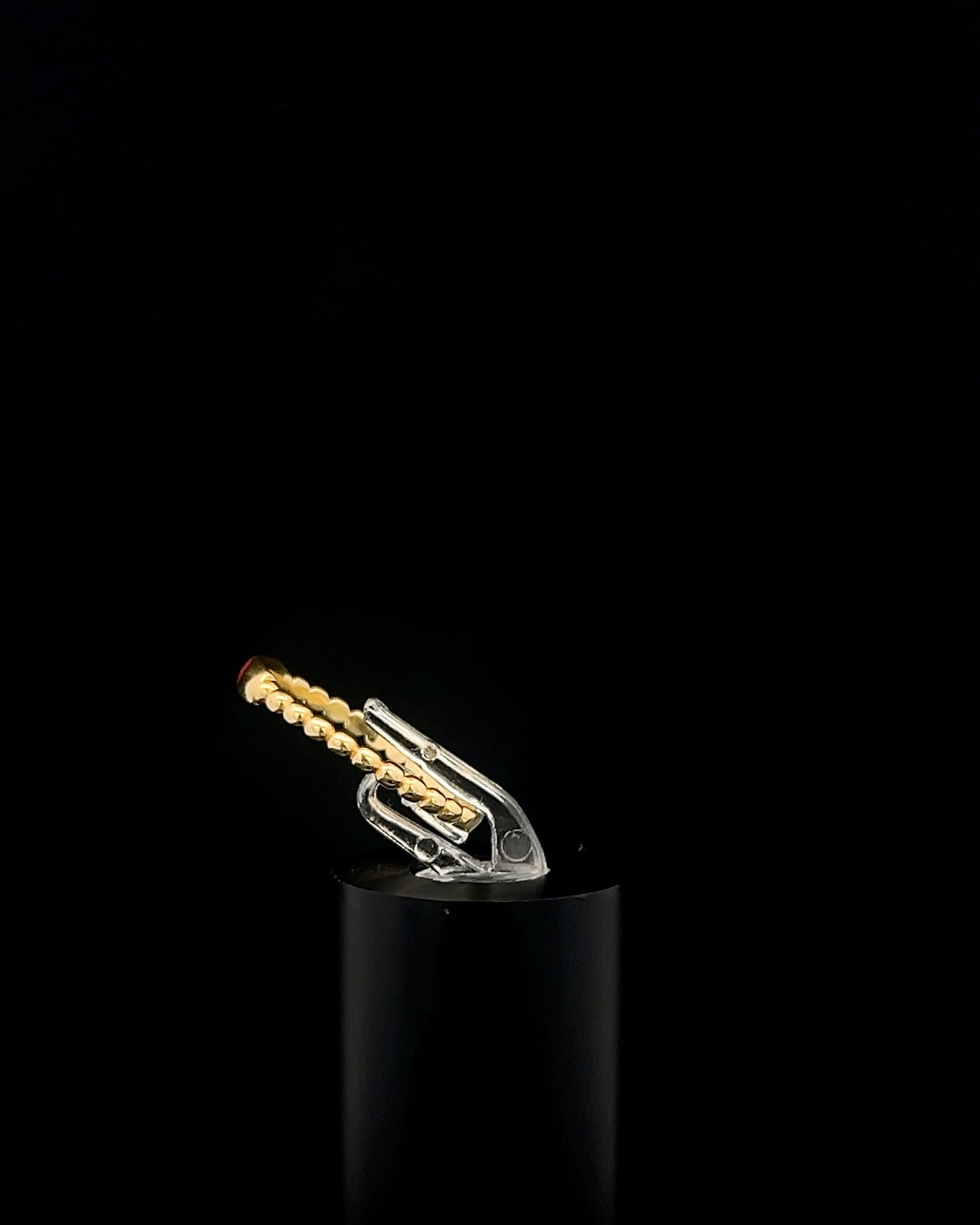 Anillo stackable rojo 6.5