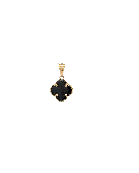 Dije clover negro