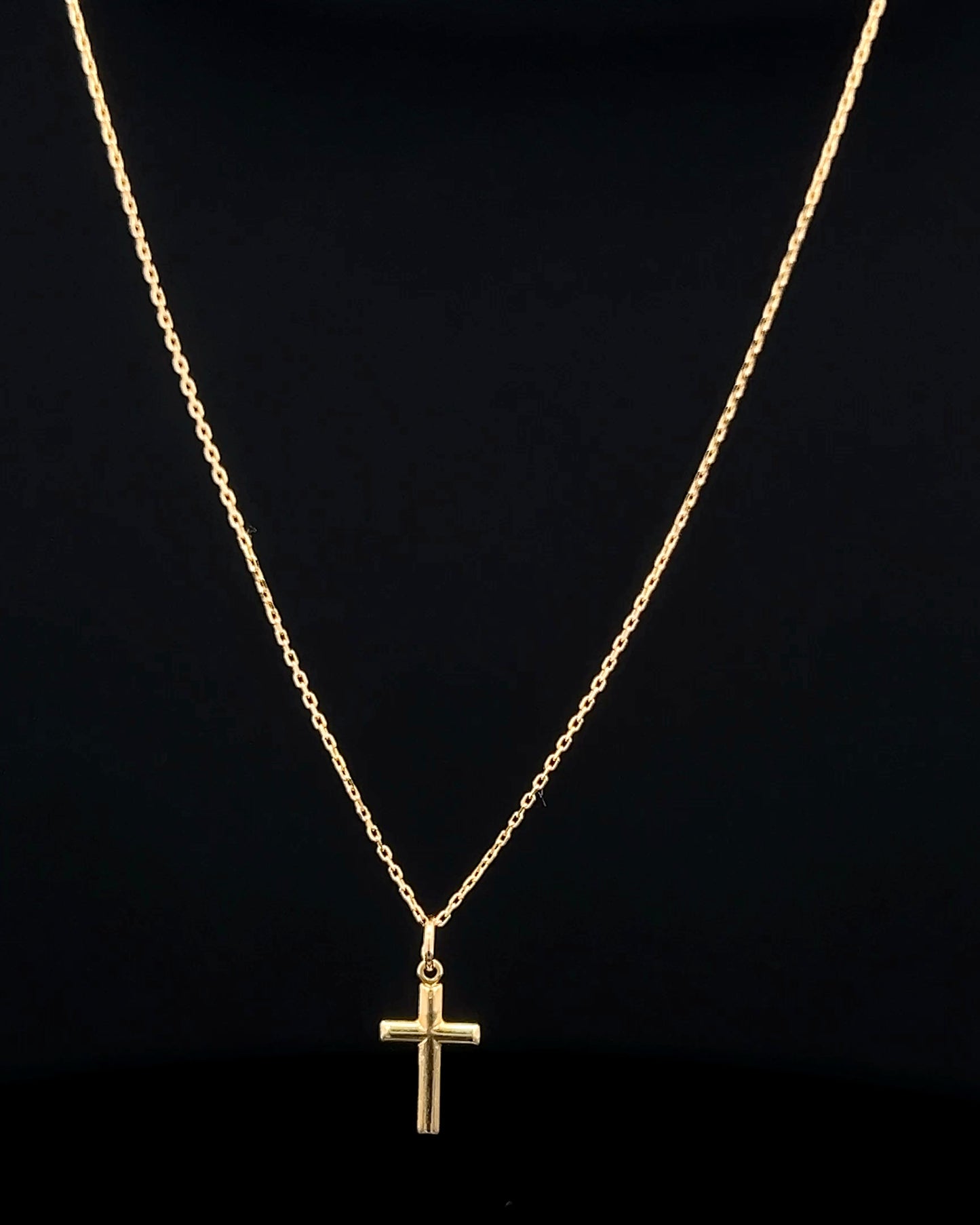 Cadena bebé cruz 30cm