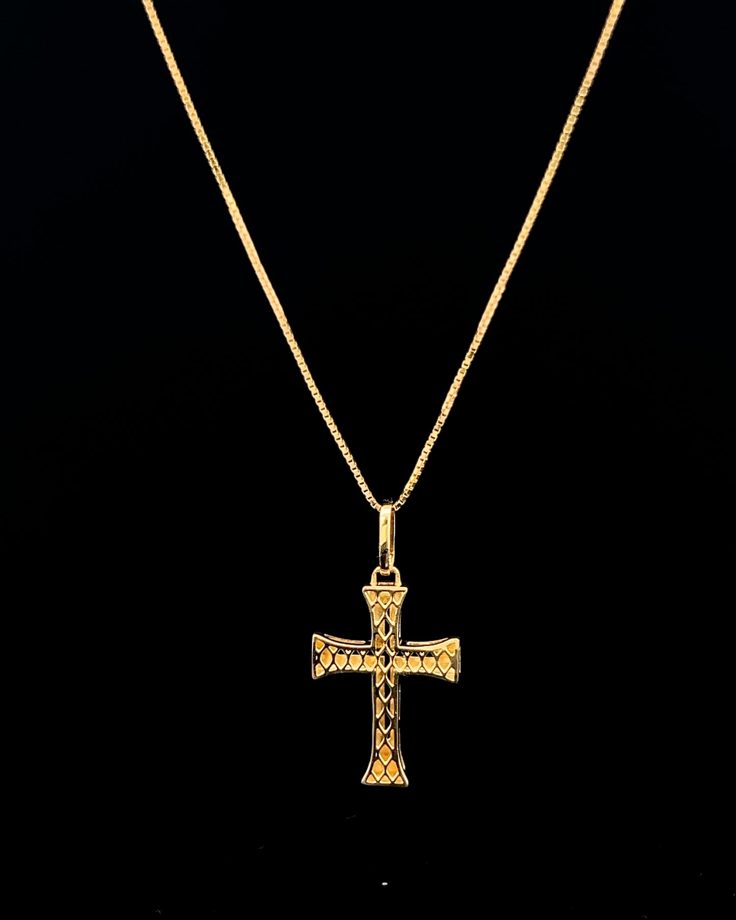 Cadena veneciana Cruz 60cm