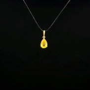 Dije zafiro amarillo