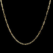 Cadena gargantilla paper clip 40cm