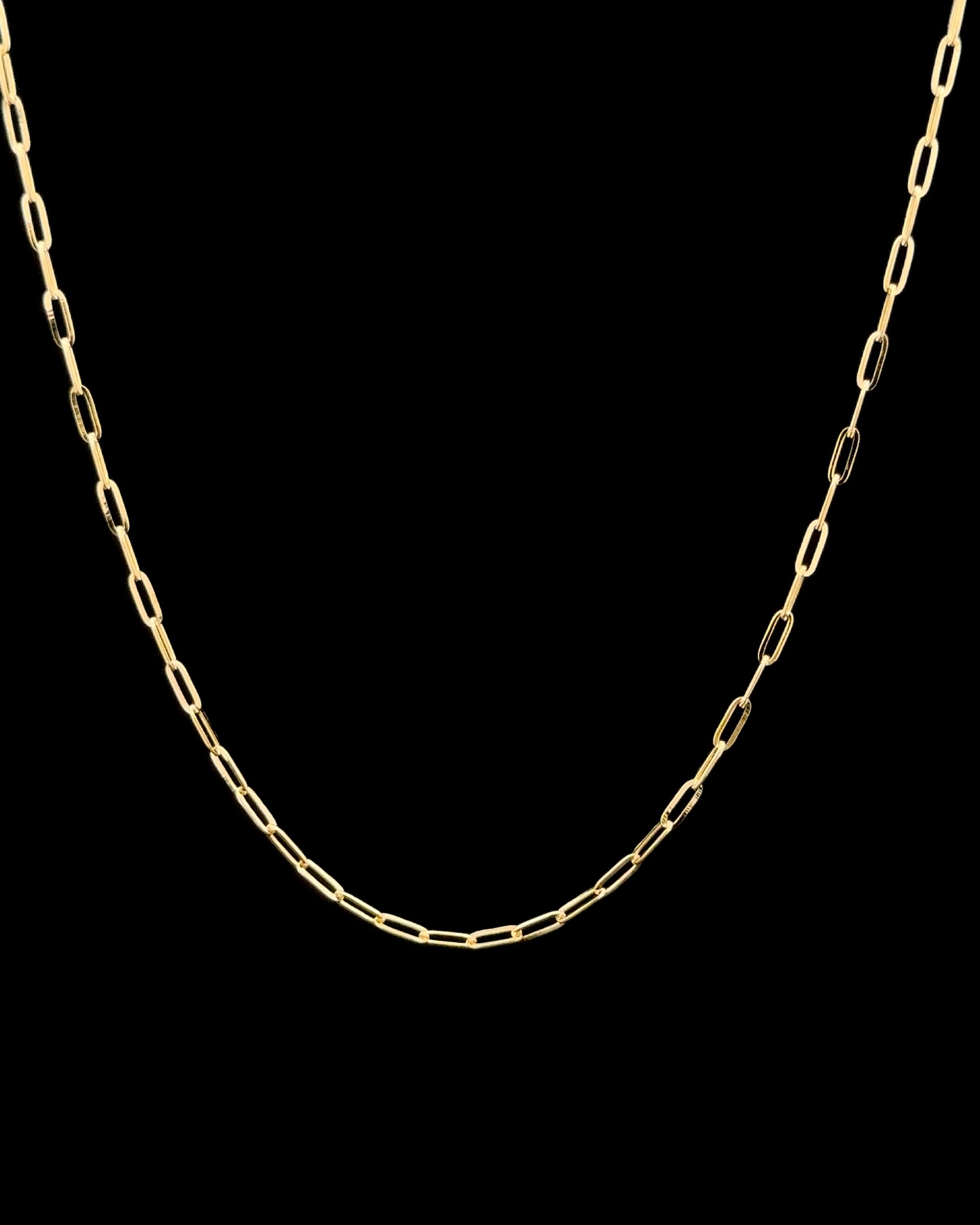 Cadena gargantilla paper clip 40cm