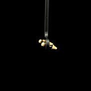 Zarcillos balines 3mm
