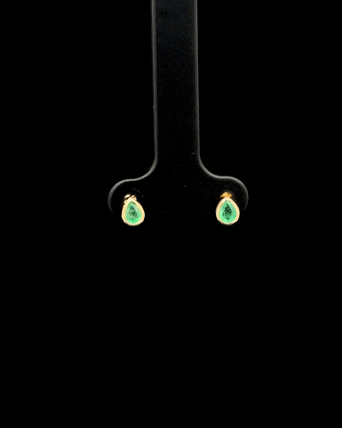 Zarcillos gota esmeralda