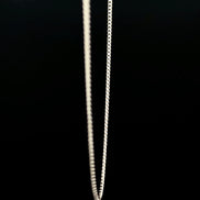 Cadena cubana white 57cm