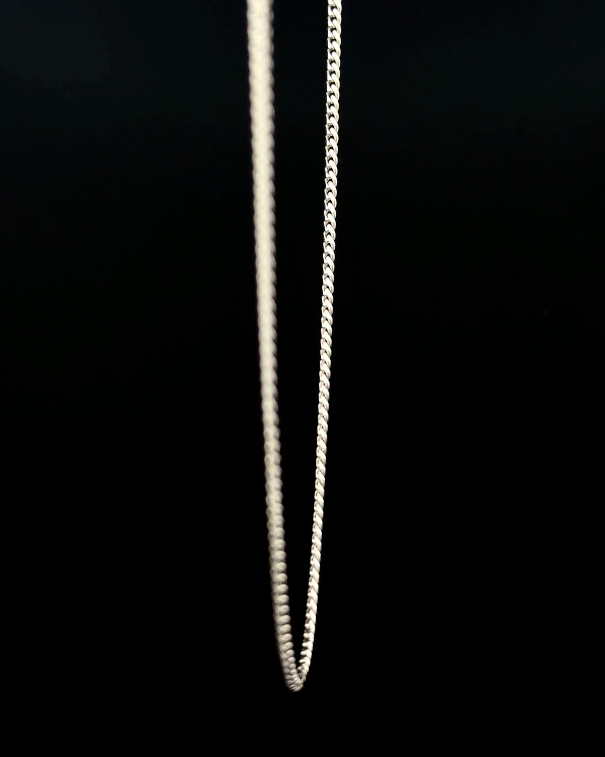 Cadena cubana white 57cm