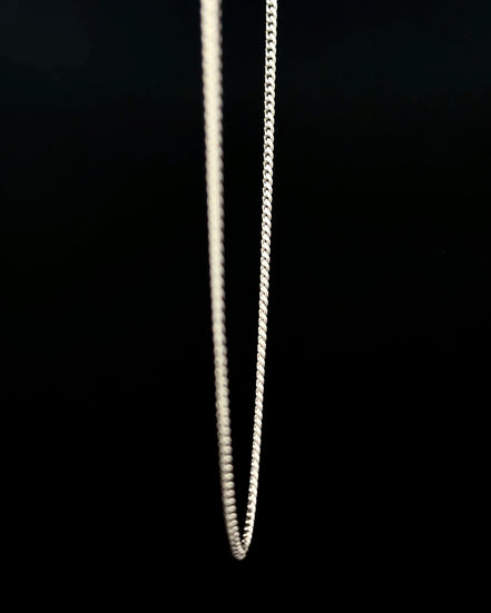 Cadena cubana white 57cm