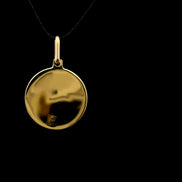 Dije medalla bautizo sólida