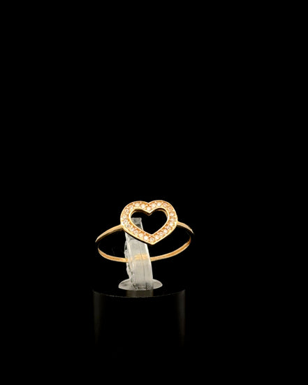 Anillo love hollow