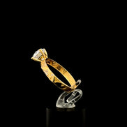 Anillo solitario Tri 8