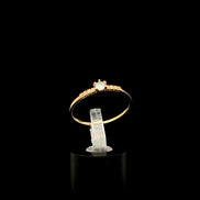 Anillo solitario azul 8.5