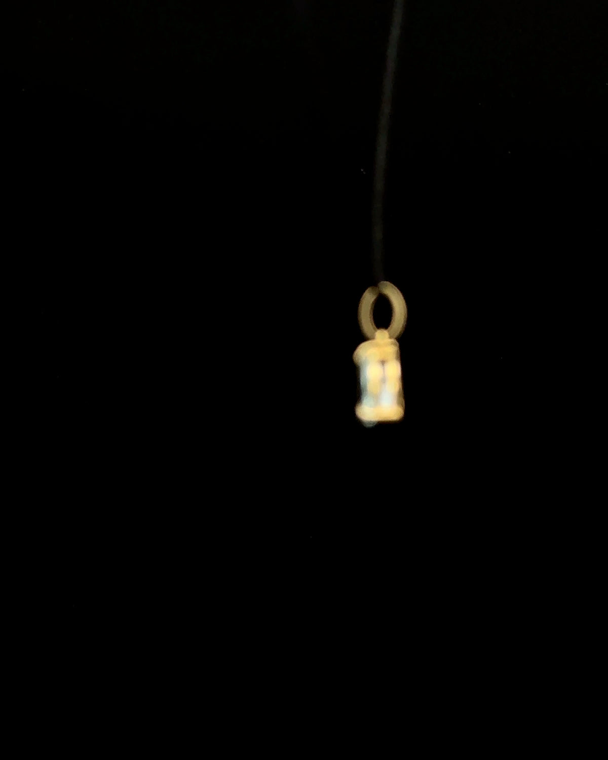 Dije Punto de luz aquamarine