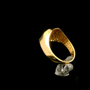 Anillo sello dos rayas 10.5