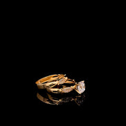 Anillo solitario set #8
