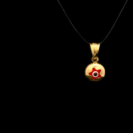 Dije ojo turco rojo mini