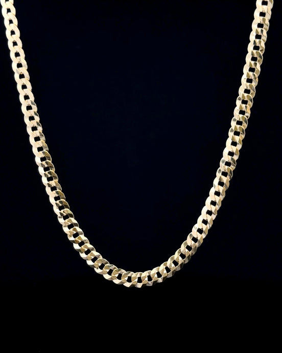 Cadena cubana corte brillo 60cm