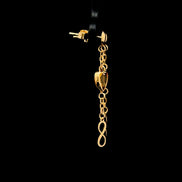 Zarcillos love pendant