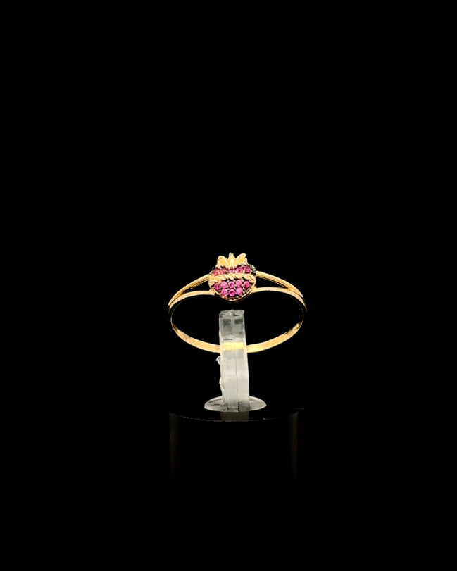 Anillo corazón ardiente 9