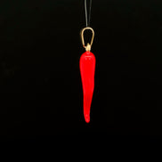 Dije cornicello rojo XL