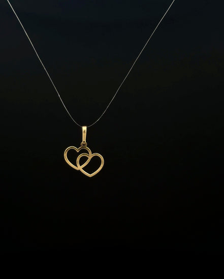 Dije doble Corazón