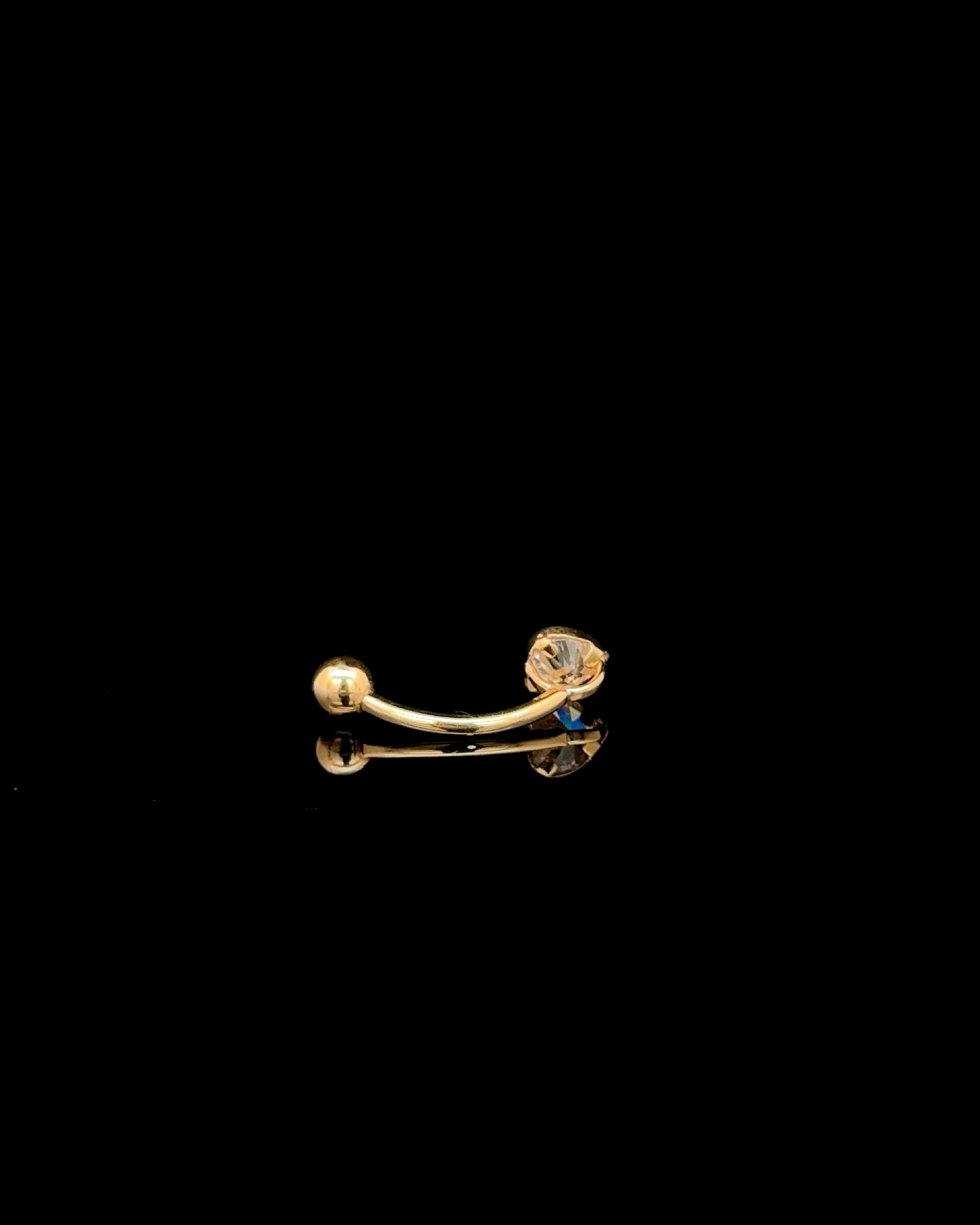 Piercing ombligo love brillante