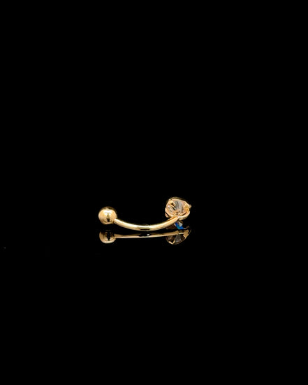 Piercing ombligo love brillante
