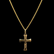Cadena Cruz cordón 60cm
