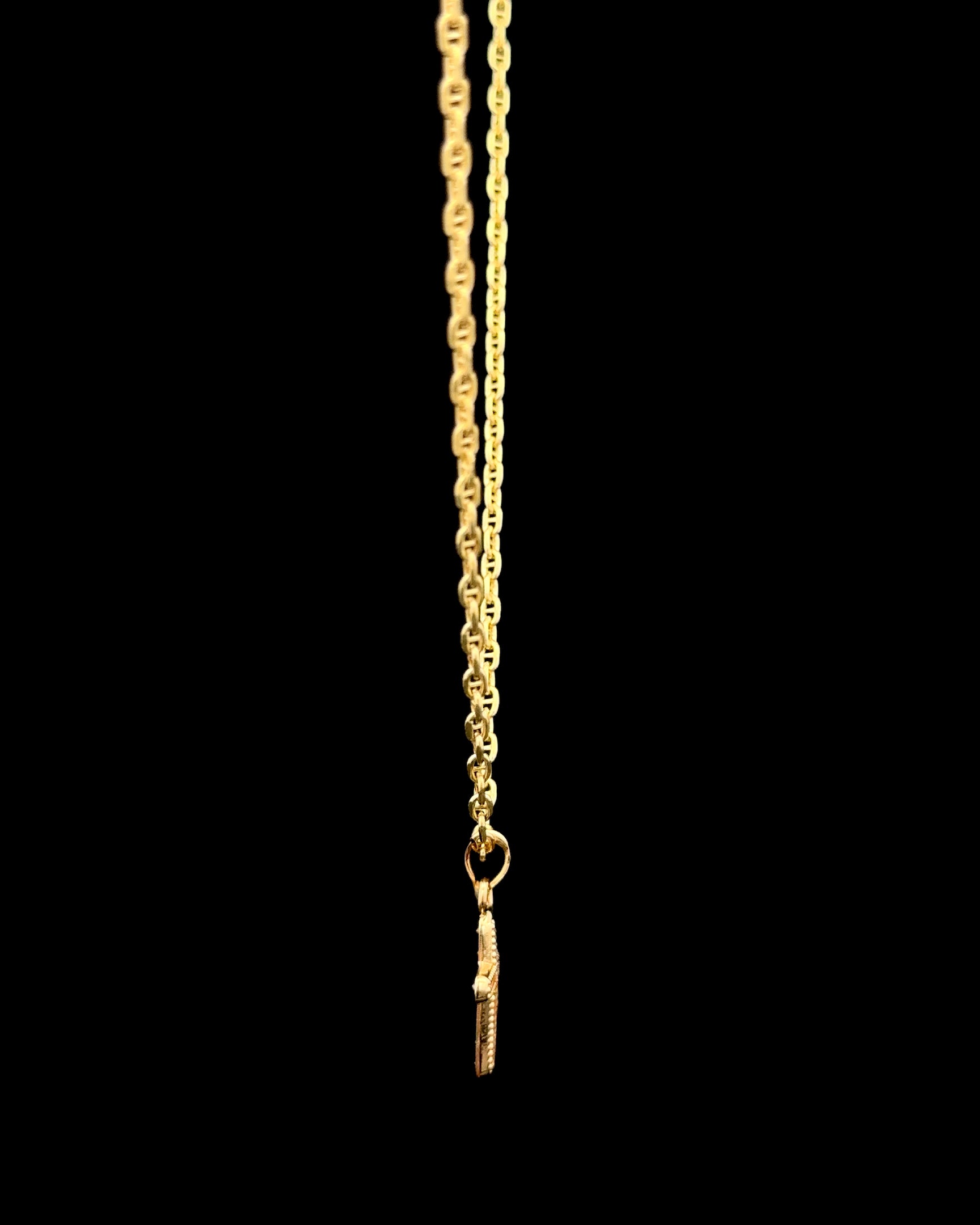 Cadena marinero bautizo Cruz 45cm