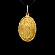 Medalla virgen de Guadalupe plain